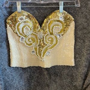 Sequin Corset Bustier